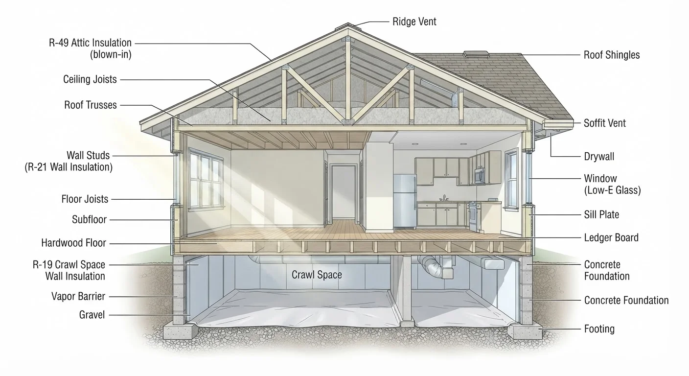 Attic vs. Crawl Space: How Each Affects Your Home's Energy and Moisture