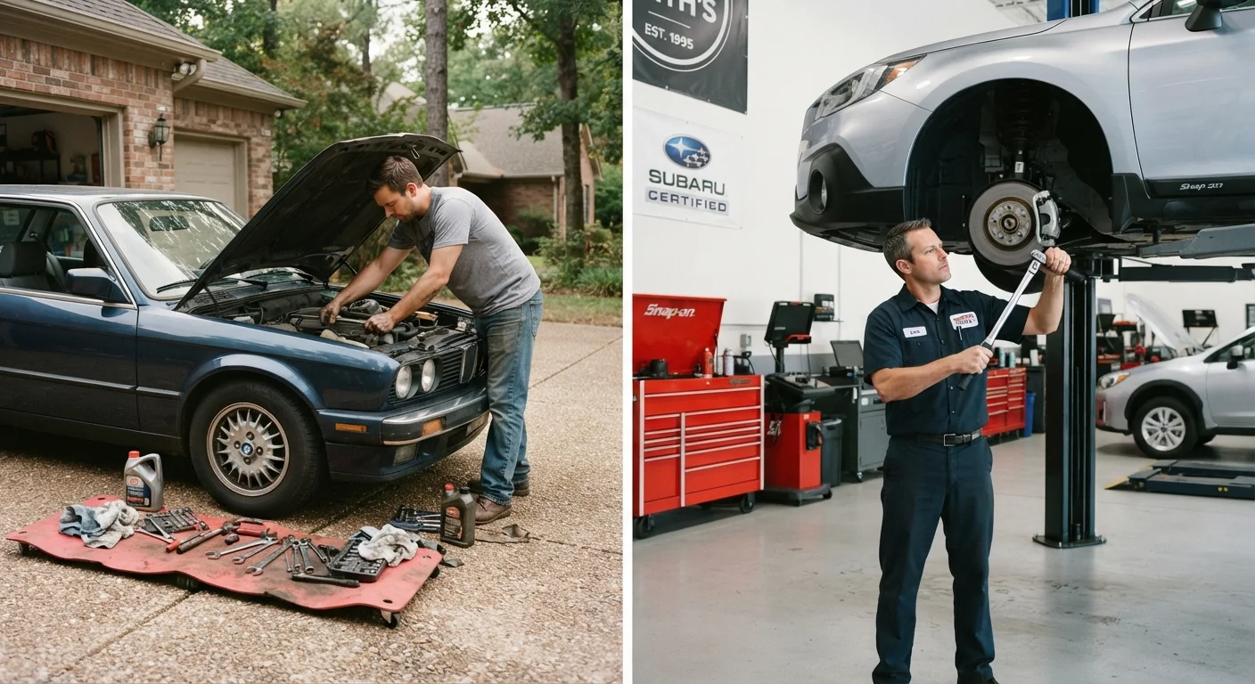DIY Car Maintenance vs. Taking It to a Shop