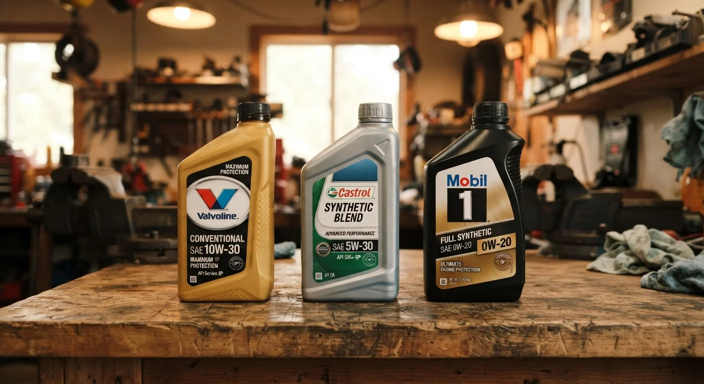 Engine Oil Types: Conventional, Synthetic, and Synthetic Blend
