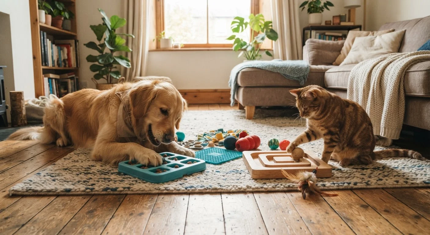Enrichment Activities That Support Good Behavior in Dogs and Cats