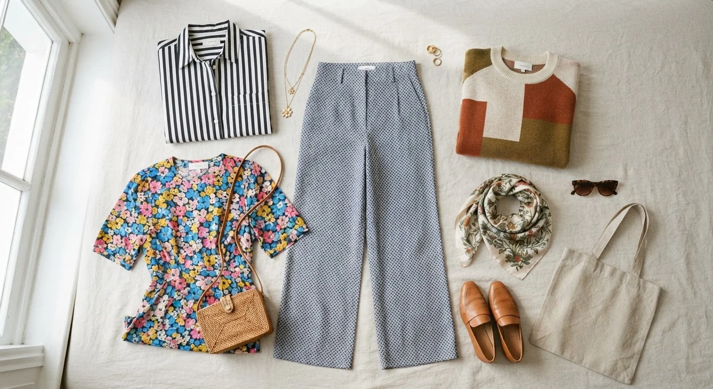 Pattern Mixing: The Logic Behind Combining Prints Without Clashing
