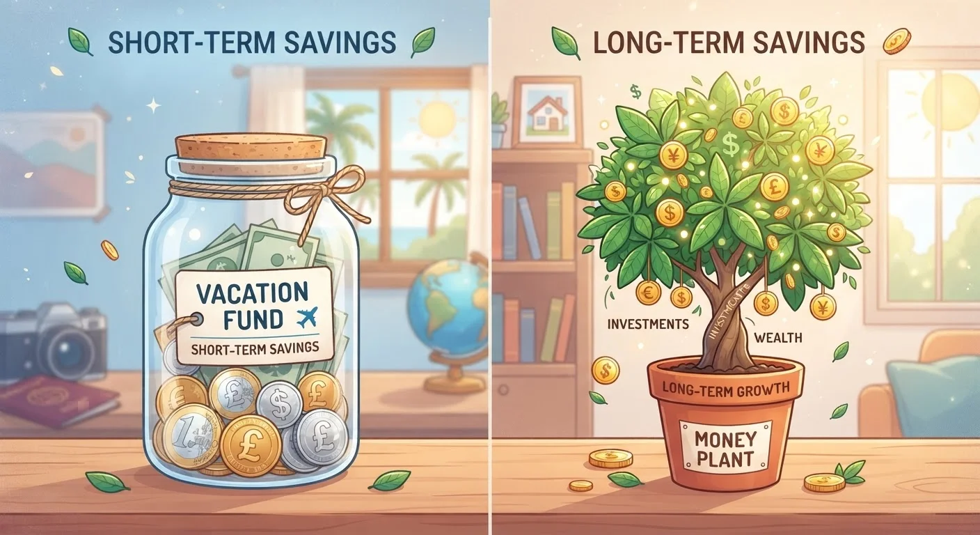 Short-Term vs. Long-Term Savings Goals: Choosing the Right Approach