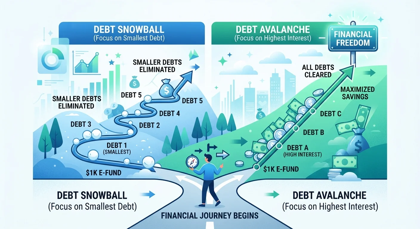 Snowball and Avalanche: Two Approaches to Paying Down Debt