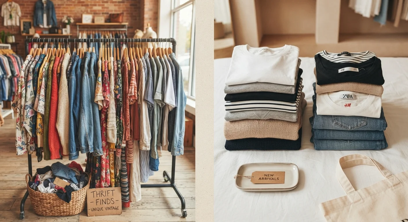 Thrift Store Shopping vs. Fast Fashion: What You're Actually Trading Off