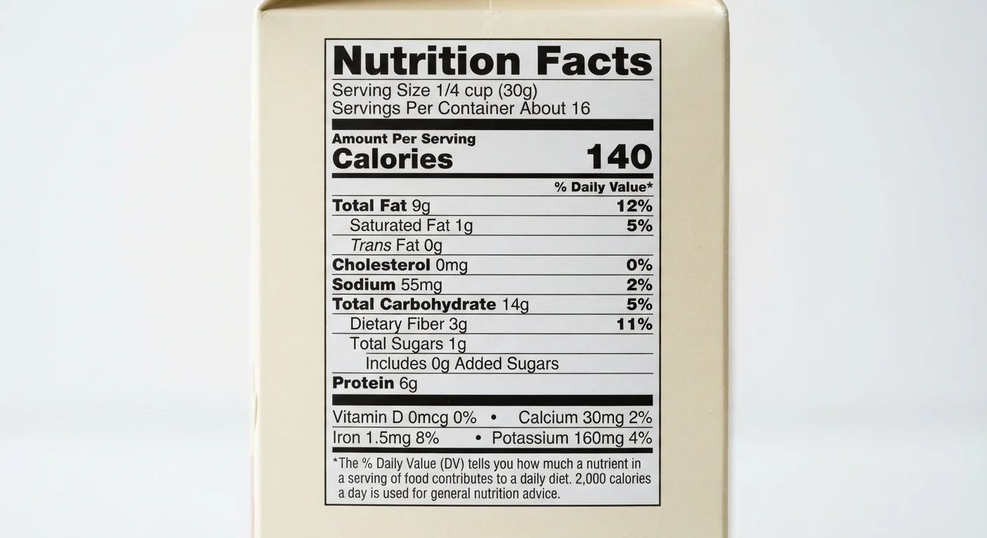 What the Nutrition Facts Label Is Actually Telling You