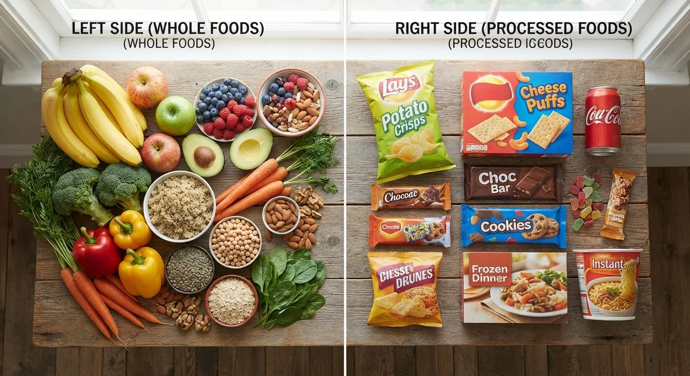 Whole Foods vs. Processed Foods: Understanding the Spectrum